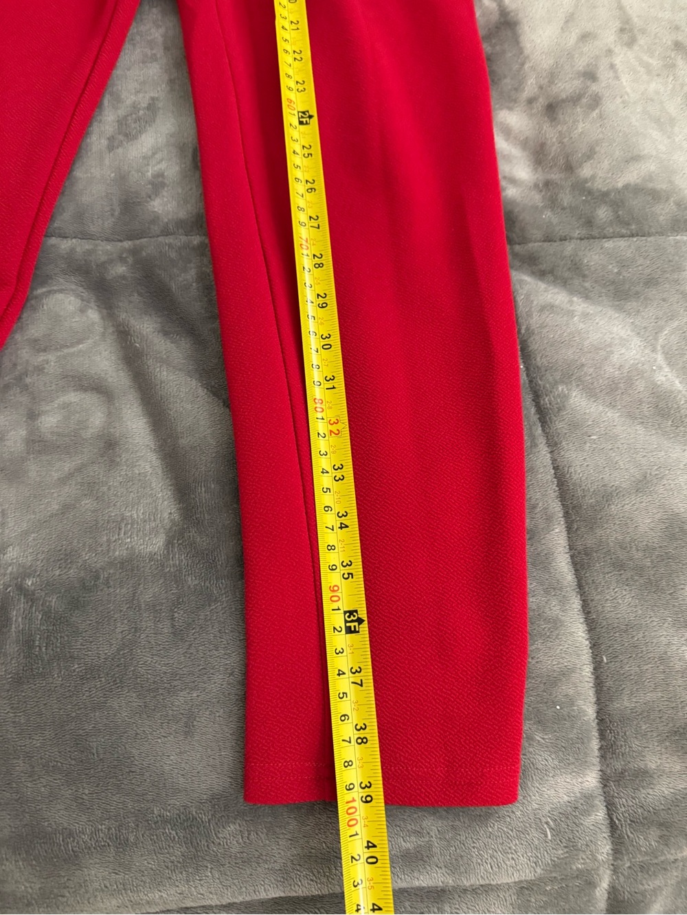 Red Women's Ponte Jacket & Pant Jumpsuit Set - Picture 8 of 9